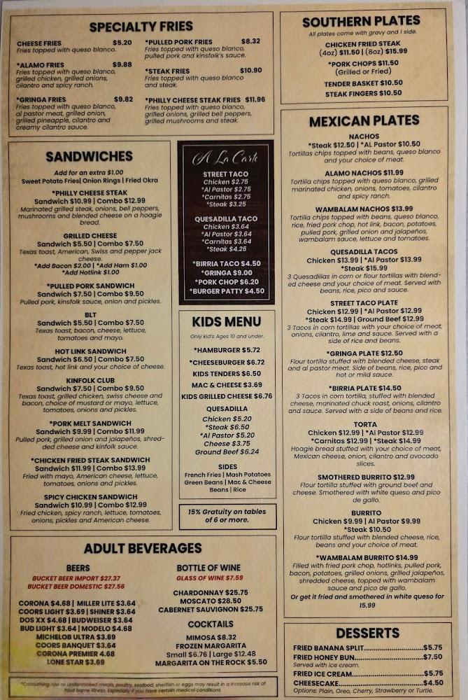 Kinfolks Grill Menu image 2